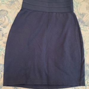 Max Studio XS Navy Blue Skirt